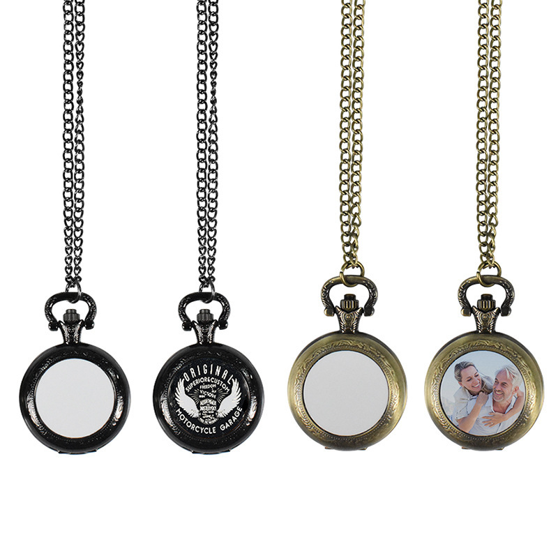 Jewelry Watches Vintage - カスタムヴィンテージメタル懐中時計ペンダントネックレス クラシックウォッチネックレス ファッションジュエリー メンズ レディース向け