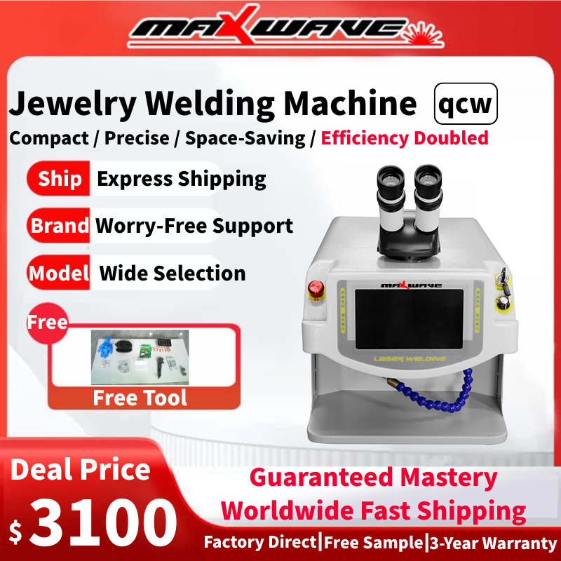 Jewelry Repair & Watches Reviews - QCWパルスレーザー溶接機60W-200W、金銀ジュエリー修理用ゼロ研磨機、簡単操作
