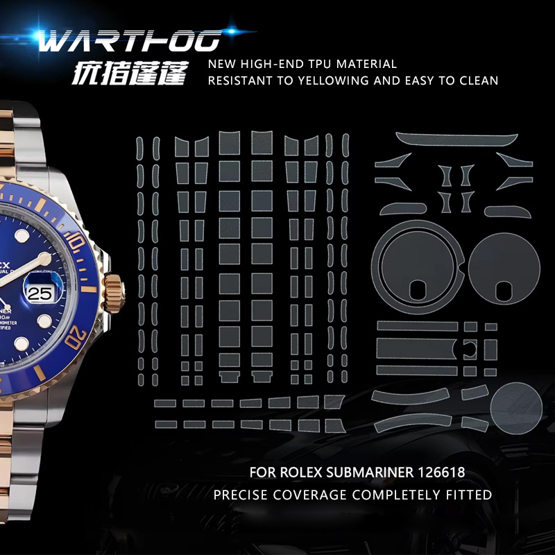 Jewelry Rolex Watches - ロレックスフィルム126618サブマリーナシリーズウォッチ41MMダイヤルウォッチ保護フィルムに適しています。
