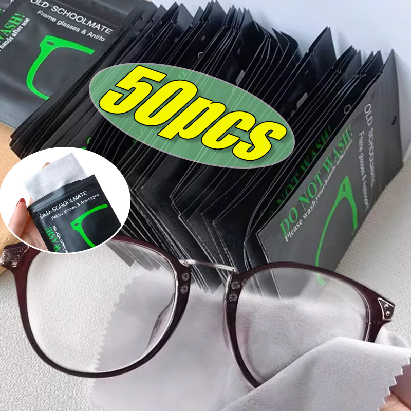 Jewelry Eyewear Watches & Accessories - 多目的曇り止めマイクロファイバースエード眼鏡拭き、再利用可能なレンズ・スクリーン・カメラ・時計・ジュエリー用クリーニングワイプ（洗濯可能）