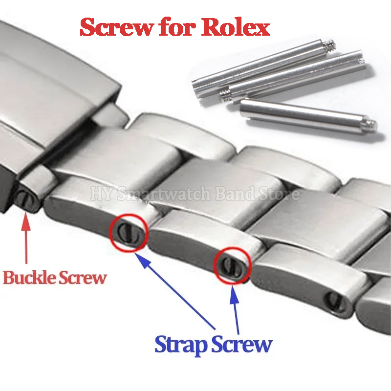 Jewelry Rolex Watches - ステンレス鋼ストラップネジ ロレックス用 オイスター用 デイトナ用 サブマリン用 ネジロッドシャフト