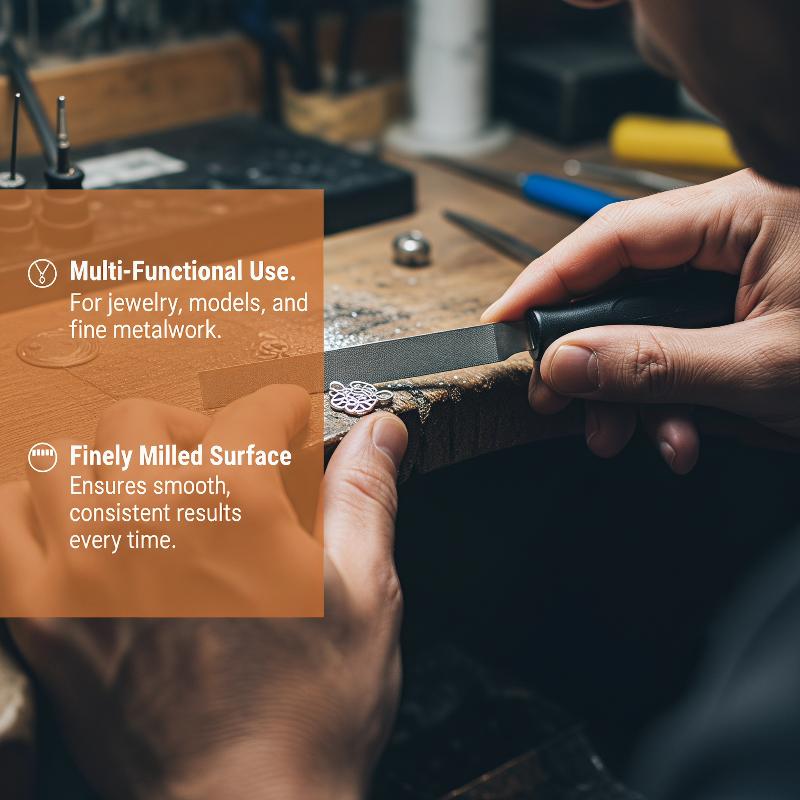 Jewelry Repair & Watches Reviews - 10個入り金属製ニードルファイルキット、滑り止めハンドル付き精密ハンドファイルセット、ジュエリー製作、金属、木材、DIYクラフト修理用