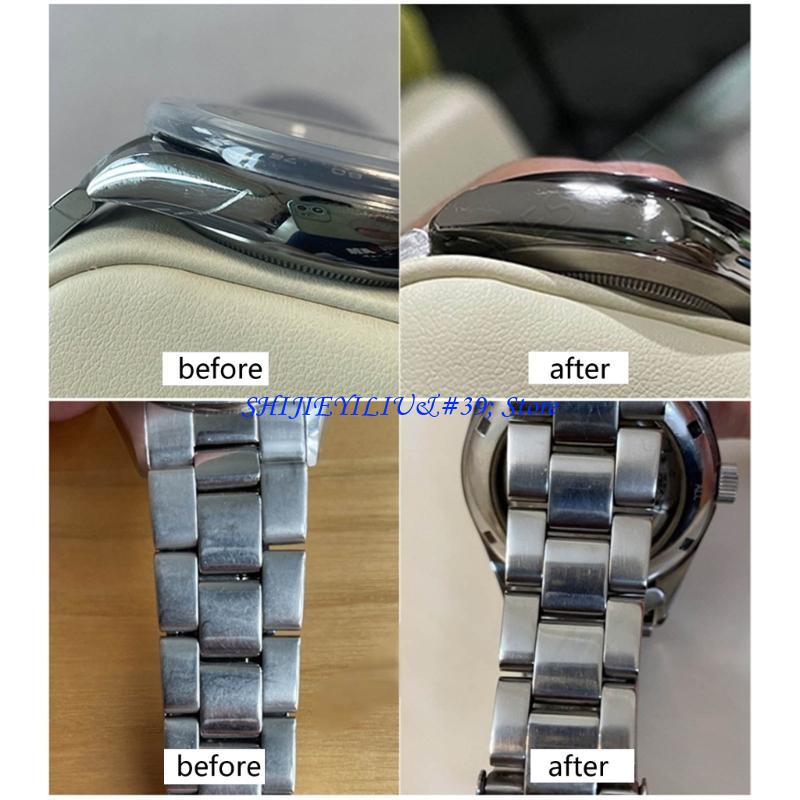Jewelry Essentials Watches - e21f効果的な研磨布のプロのグレードの柔らかいクリーンワイプクロスウォッチジュエリーと時計愛好家向けの電話ギフト用