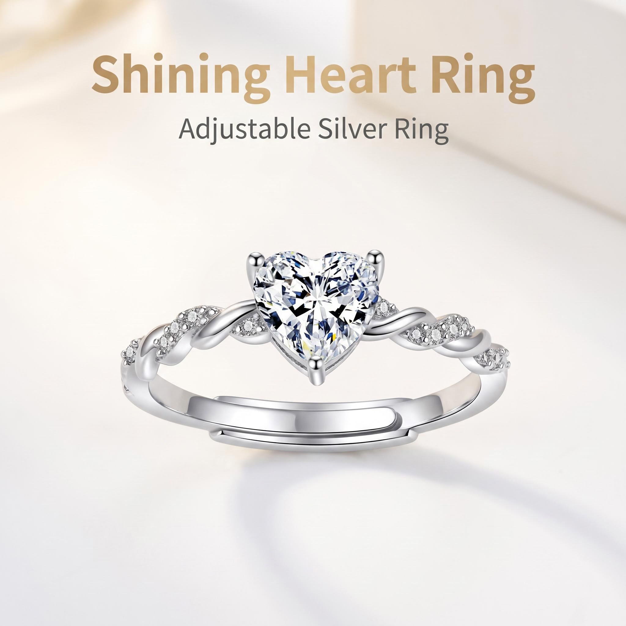 Statement Cocktail Ring - 925 スターリングシルバーリングクラシックジルコン女性用高級輝く美しいリングファッションウェディングパーティー女性ジュエリー支店