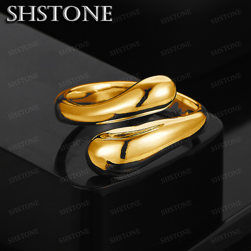 トレンド商品 人気ブランド 18Kゴールド ウォータードロッ - Statement Cocktail Ring のレビューと価格