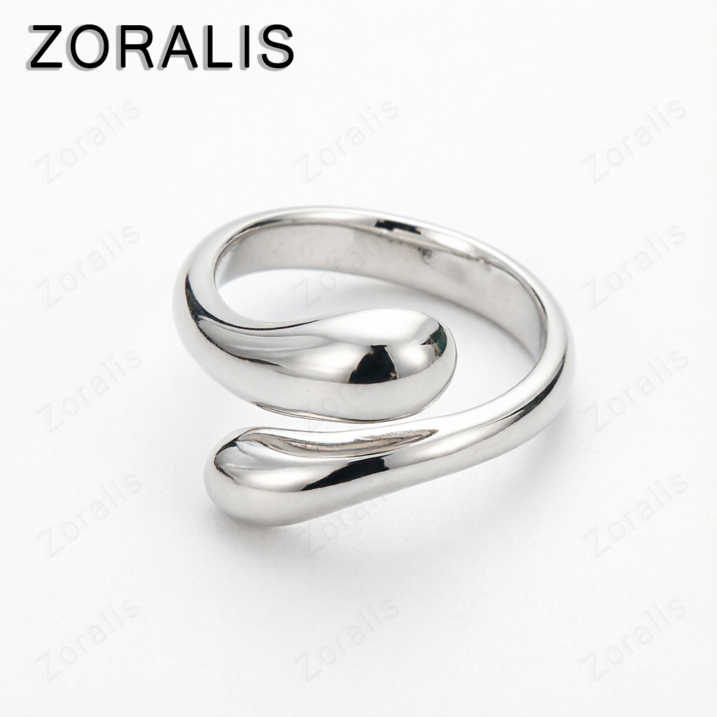 トレンド商品 人気ブランド 18Kゴールド ウォータードロッ - Statement Cocktail Ring のレビューと価格