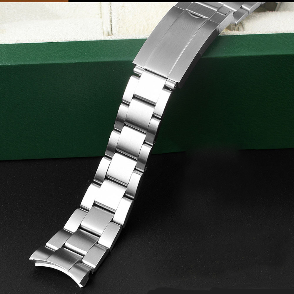 金属ブレスレットオイスターステンレス鋼時計バンドロレックスサ - Jewelry Rolex Watches のレビューと価格