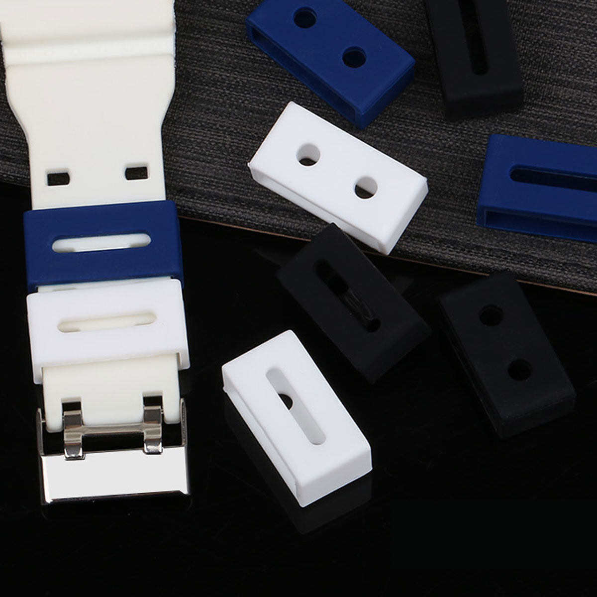 3個入りシリコン製腕時計バンドループ 交換用ストラップリテー - Watch Strap Replacement のレビューと価格