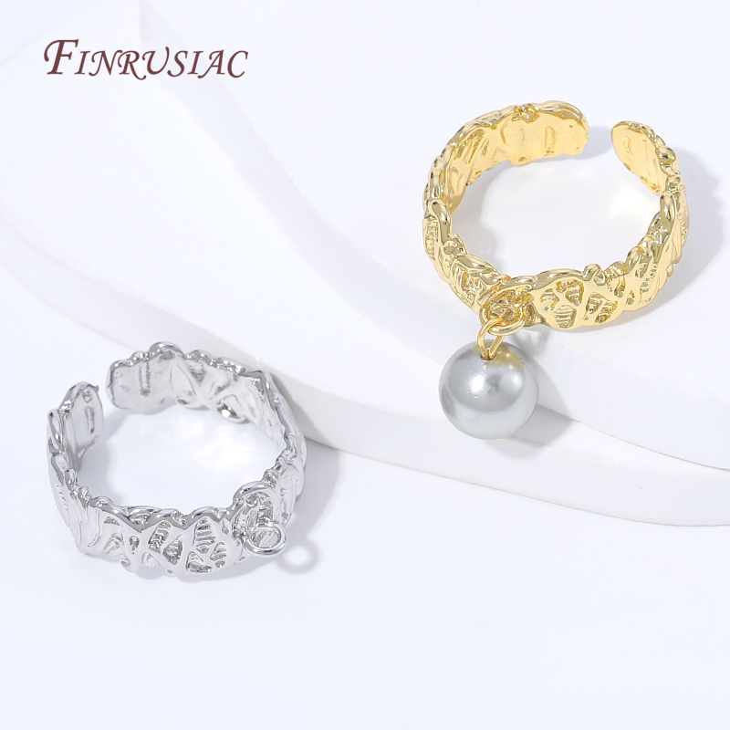 18K金メッキオープンアジャスタブルリングブランクベース、真 - Gold Plated Ring のレビューと価格