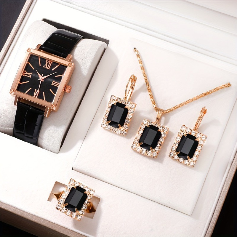 5個セット レディース腕時計 ヴィンテージ スクエア ローマ - Jewelry Watches Vintage のレビューと価格