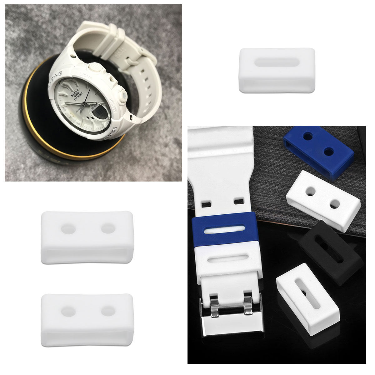 3個入りシリコン製時計バンドループ、ストラップエンド用交換用 - Watch Strap Replacement のレビューと価格
