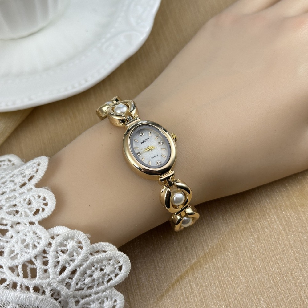 ファッション女性用腕時計 ヴィンテージパール象嵌ストラップブ - Jewelry Watches Vintage のレビューと価格