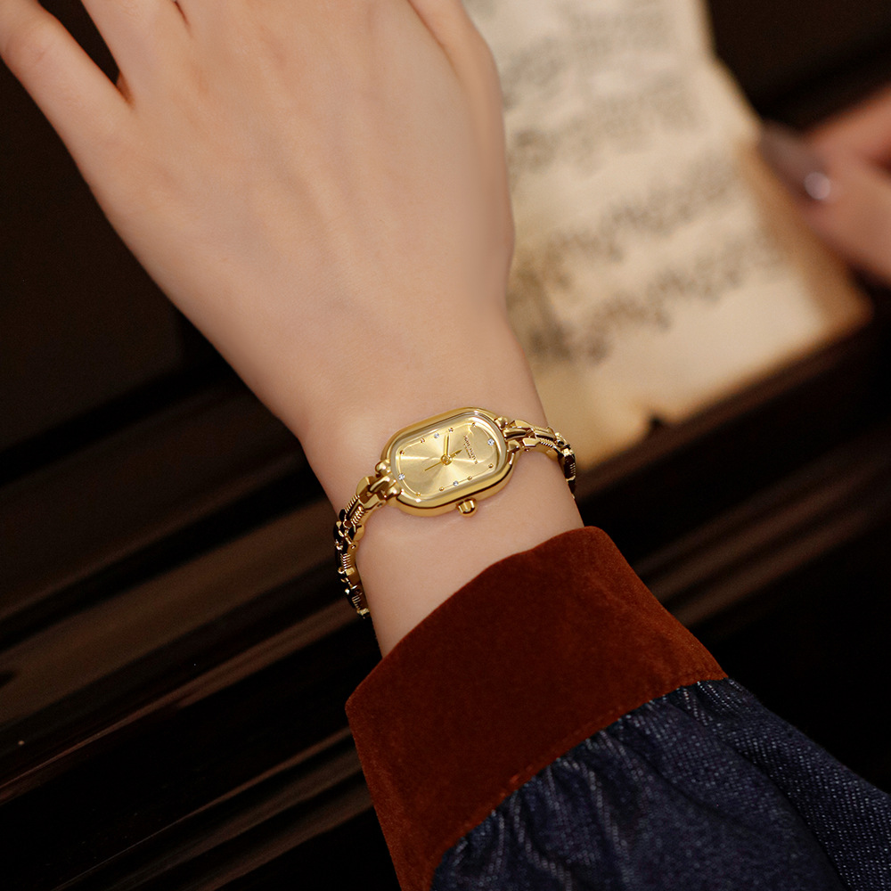女性のためのヴィンテージブレスレット,ユニークな日本の動き, - Jewelry Watches Vintage のレビューと価格