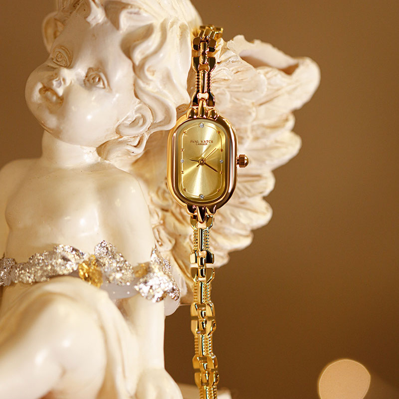女性のためのヴィンテージブレスレット,ユニークな日本の動き, - Jewelry Watches Vintage のレビューと価格