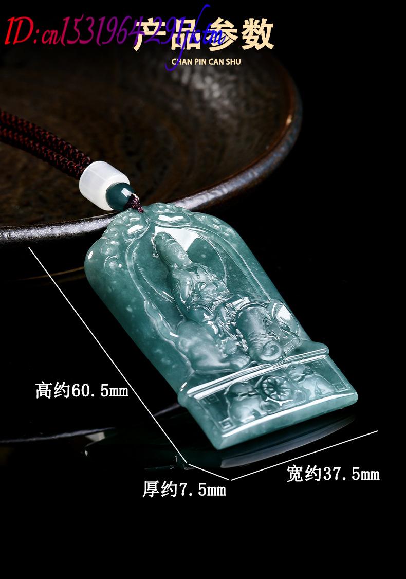 天然ビルマ翡翠観音ペンダントネックレスチャームジュエリーデザ - Luxury Gifts Jewelry & Watches Namfleg Mostar のレビューと価格