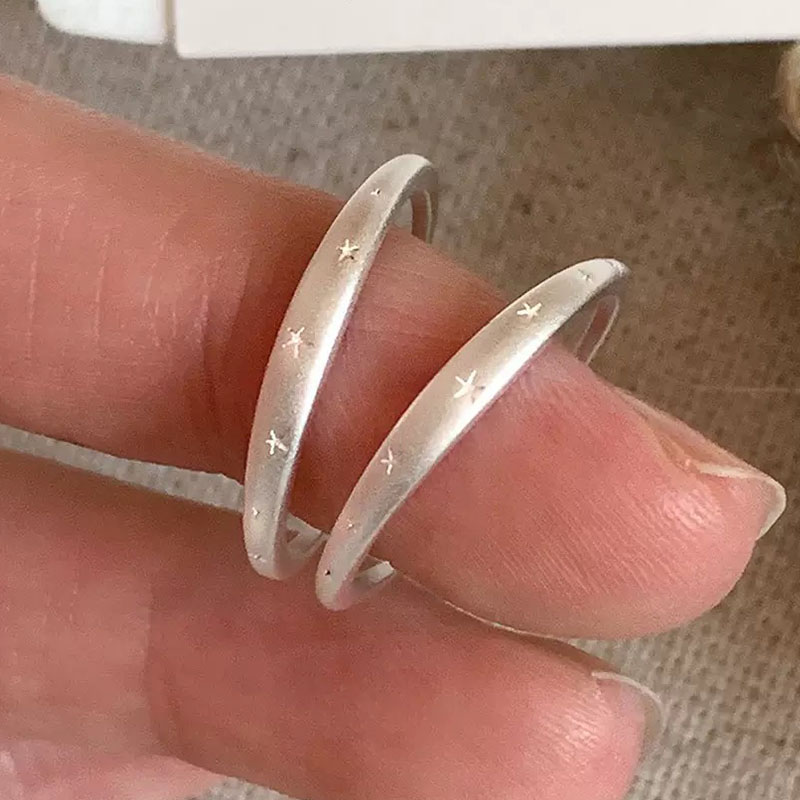 925 スターリングシルバーリング女性用カップルミニマリスト - Statement Cocktail Ring のレビューと価格
