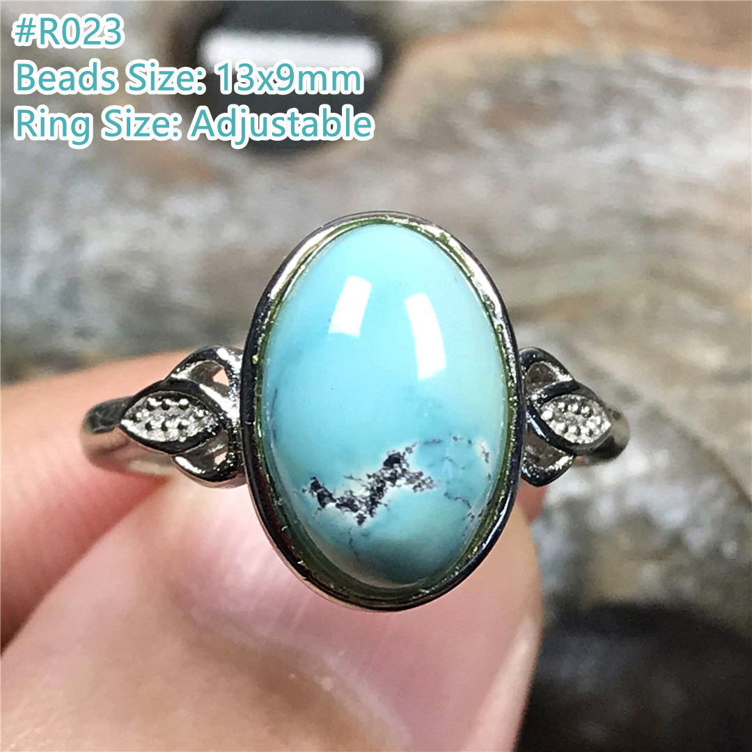 女性と男性のための調節可能な天然ターコイズリング,癒しの愛の - Turquoise Stone Ring のレビューと価格