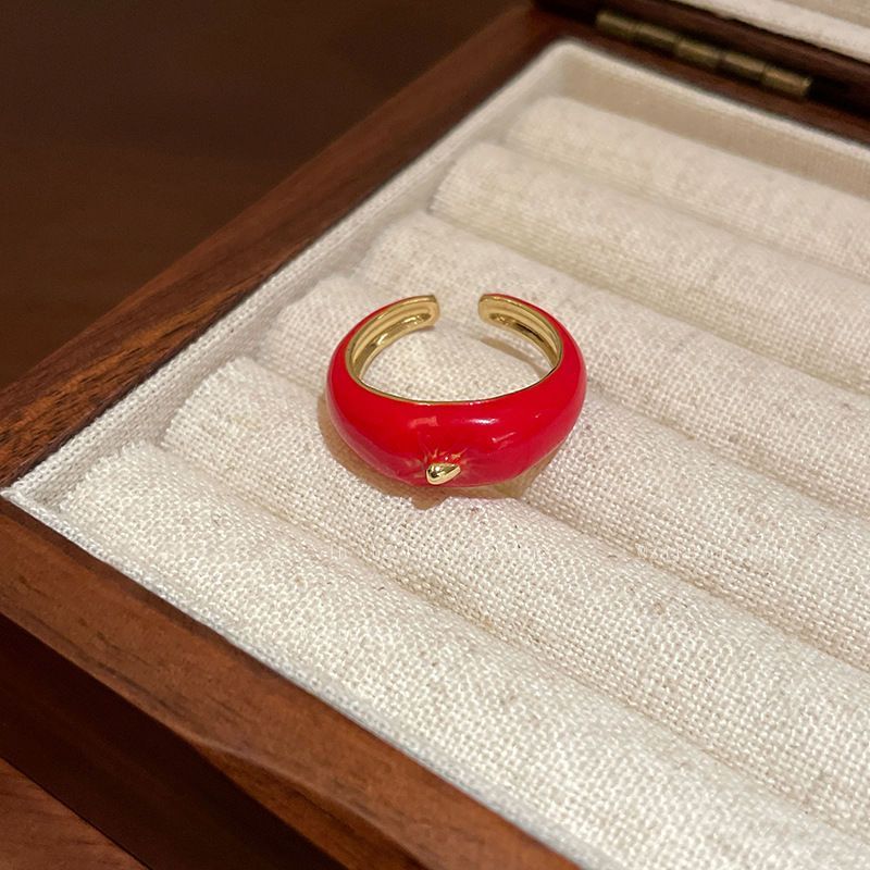クリスマスアップルリング レッド キュート オープン アジャ - Eve Jewelry & Watches Distribuidor Oficial Rolex Buenos Aires のレビューと価格