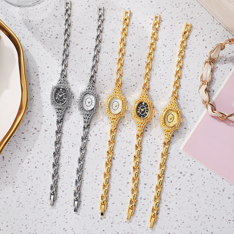 レトロバレル型女性用腕時計 ニッチヴィンテージランプブレスレ - Jewelry Watches Vintage のレビューと価格