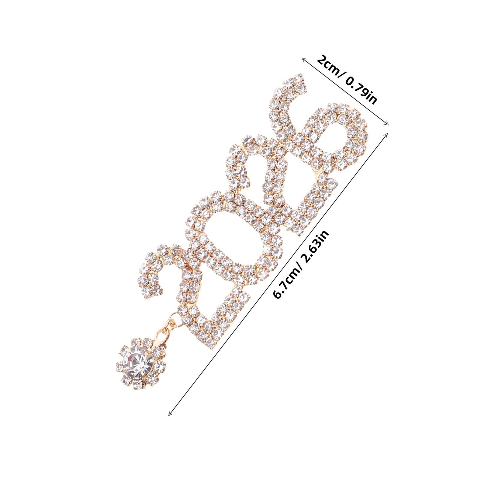 2026 ラインストーンナンバーイヤリング ロングキラキラド - Eve Jewelry & Watches Distribuidor Oficial Rolex Buenos Aires のレビューと価格