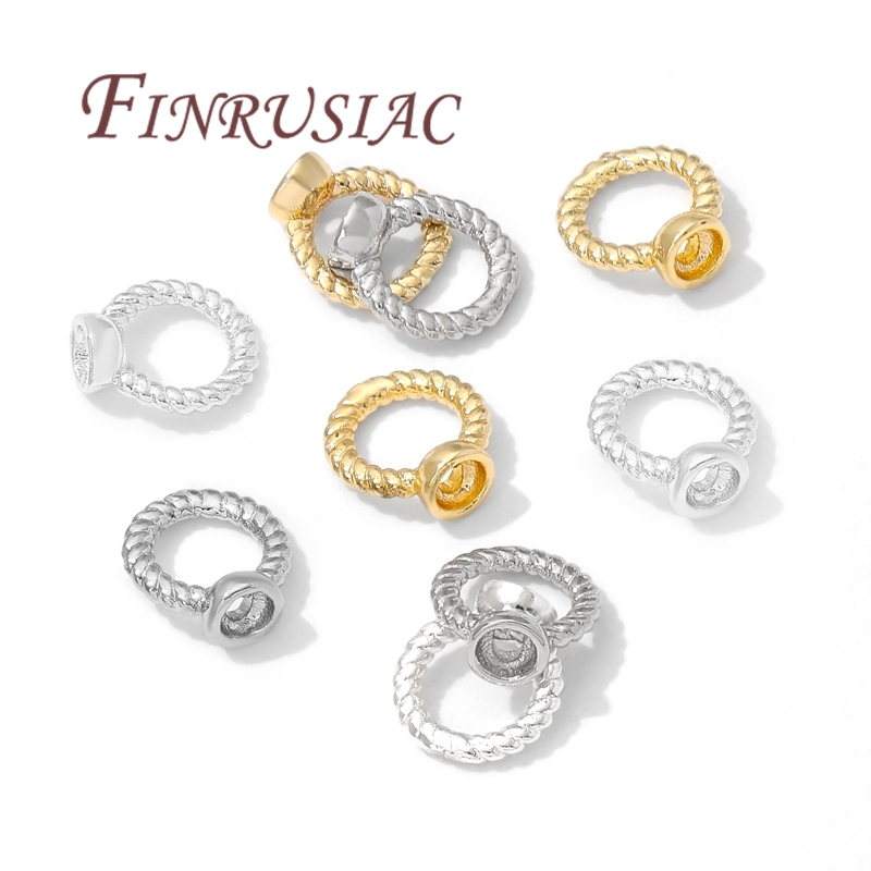 7.5mm エンド接続リング 18K ゴールドメッキラウンド - Gold Plated Ring のレビューと価格