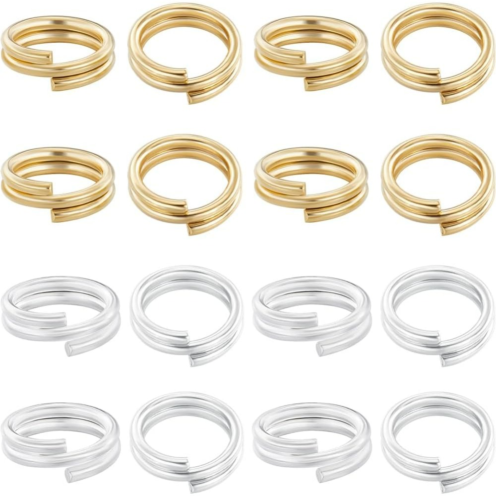 1 ボックス 80 個分割ジャンプリング 24K ゴールドと - Gold Plated Ring のレビューと価格