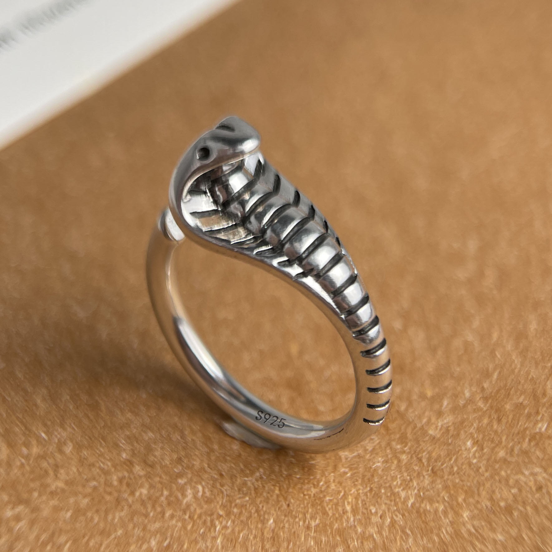 925 スターリングシルバーリング女性用カップルミニマリスト - Statement Cocktail Ring のレビューと価格
