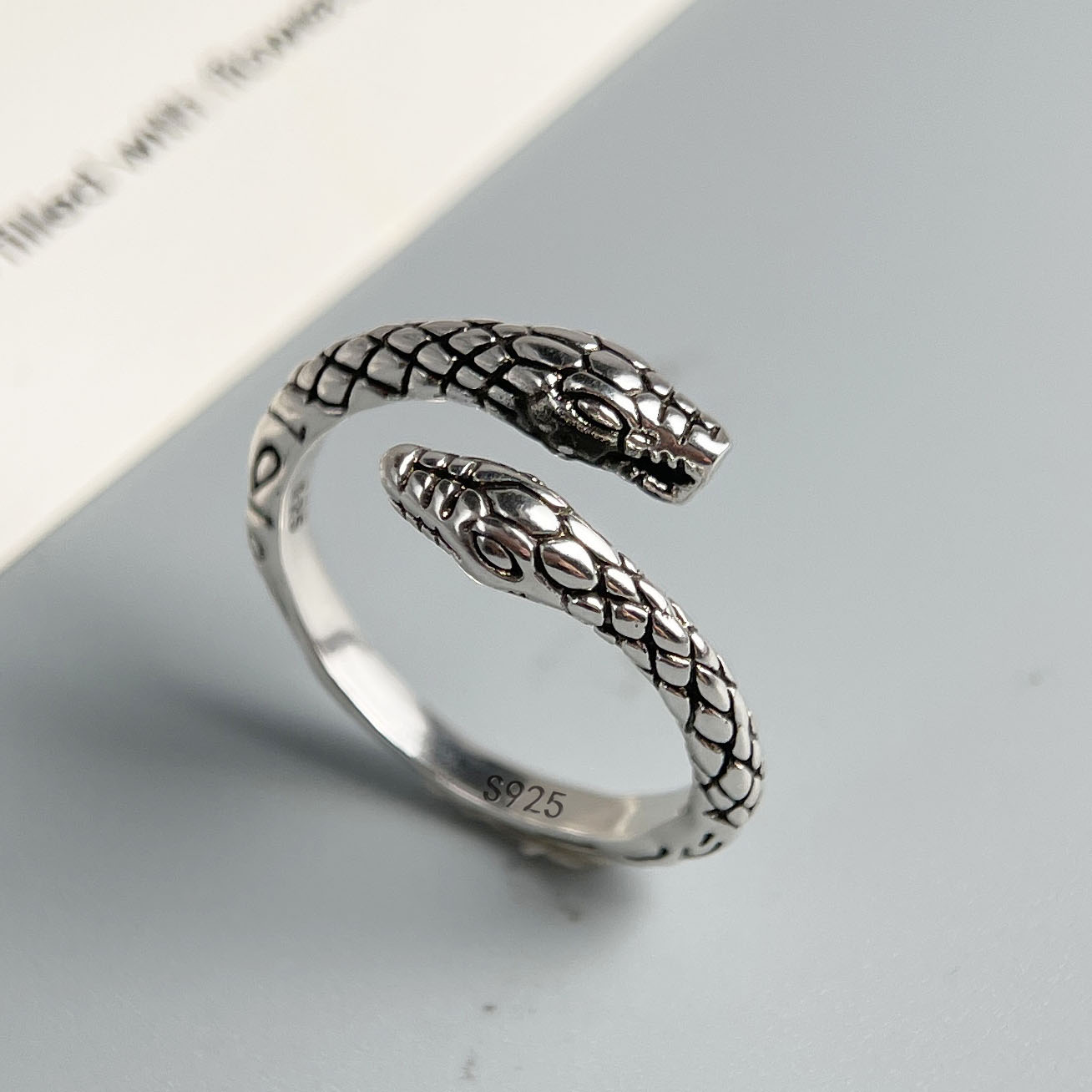 925 スターリングシルバーリング女性用カップルミニマリスト - Statement Cocktail Ring のレビューと価格
