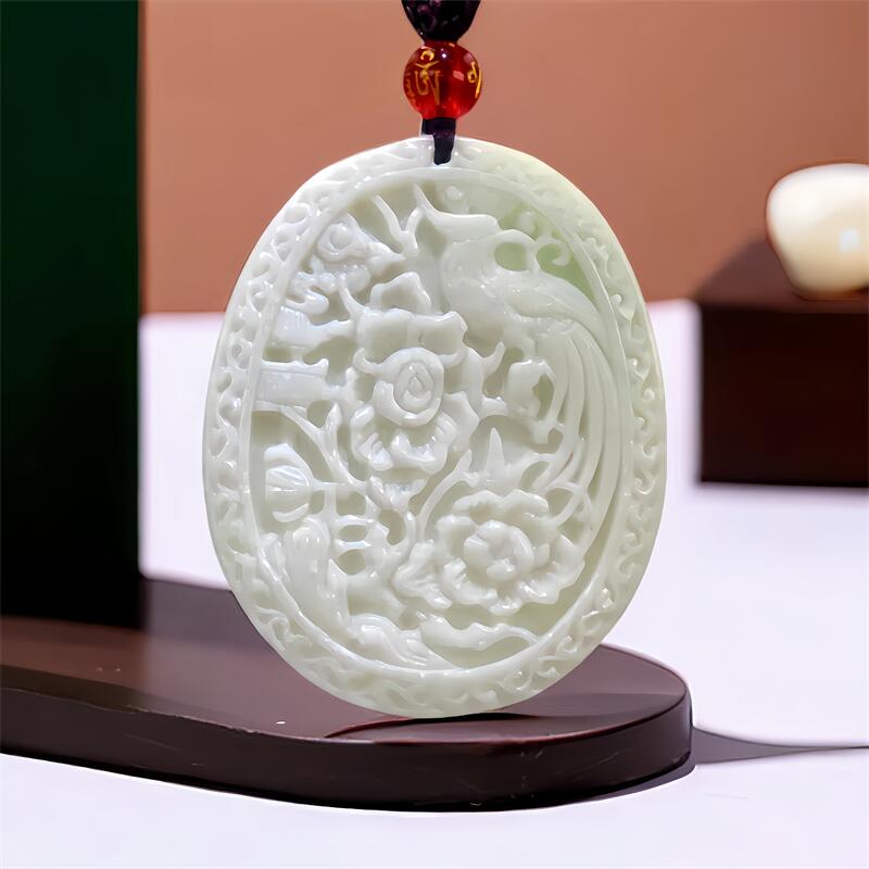 花の彫刻が施された白いネックレス,天然のジュエリー,刻まれた - Luxury Gifts Jewelry & Watches Namfleg Mostar のレビューと価格