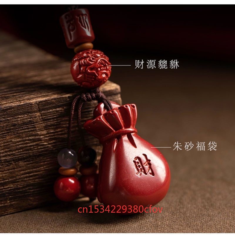 高級赤辰砂福袋キーバックルペンダントネックレス天然本物の女性 - Luxury Gifts Jewelry & Watches Namfleg Mostar のレビューと価格