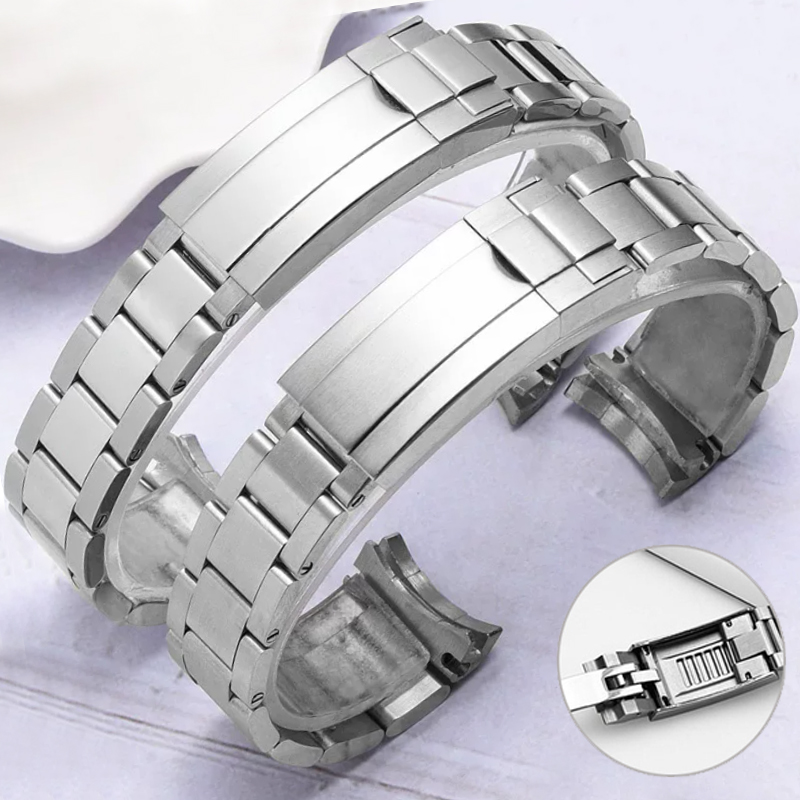 20 ミリメートル 21 ミリメートル金属ブレスレットオイス - Jewelry Rolex Watches のレビューと価格