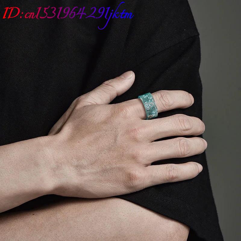 天然ビルマ翡翠仏陀リング高級宝石デザイナージュエリーファッシ - Luxury Gifts Jewelry & Watches Namfleg Mostar のレビューと価格