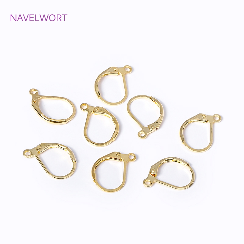 ファッションフレンチイヤリングレバーバックイヤーワイヤー 1 - Gold Plated Ring のレビューと価格