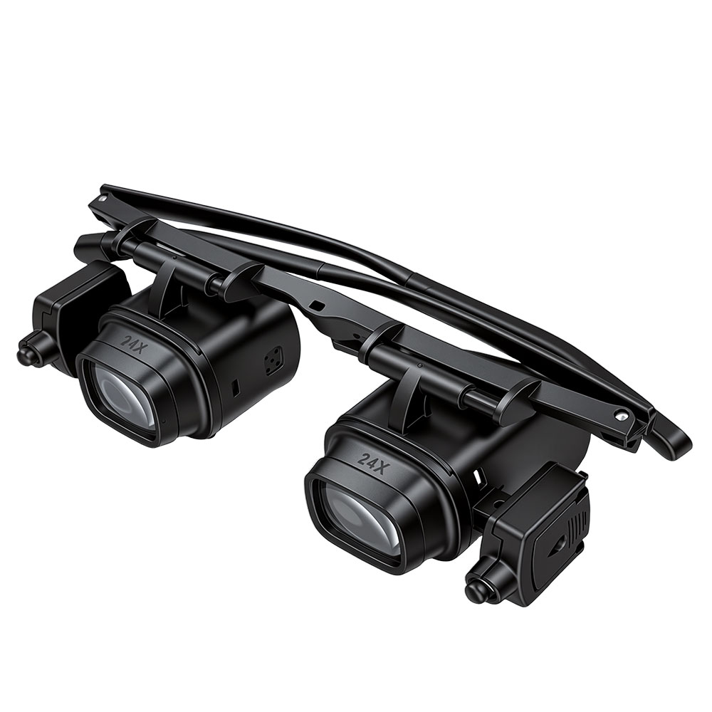 ポータブル 2X-24X ヘッドバンド拡大鏡 2 LED ラ - Jewelry Eyewear Watches & Accessories のレビューと価格