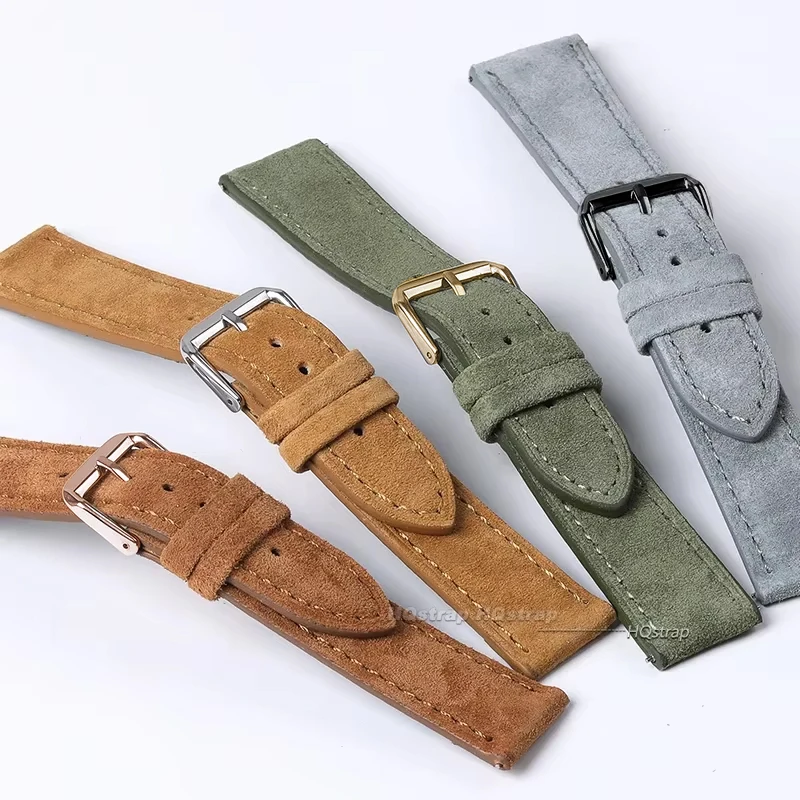 スエード本革時計バンドセイコーヴィンテージ手作りステッチブレ - Jewelry Watches Vintage のレビューと価格