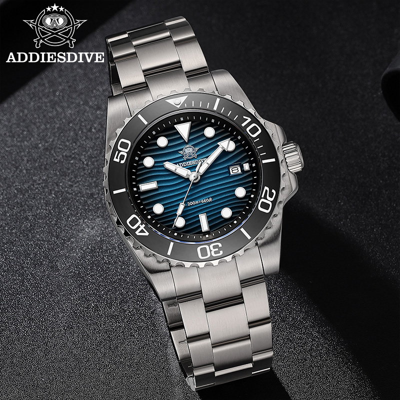 ADDIESDIVE メンズ 2115 クォーツ時計 サンド - Watch Strap Replacement のレビューと価格