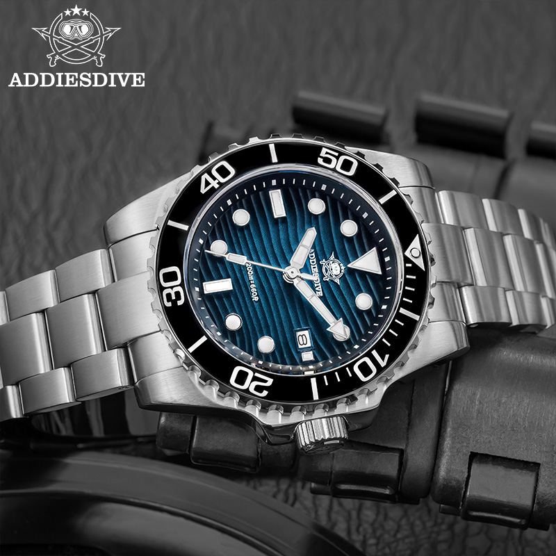 ADDIESDIVE メンズ 2115 クォーツ時計 サンド - Watch Strap Replacement のレビューと価格